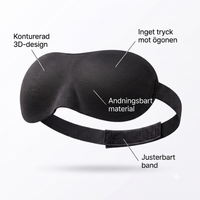 Solace – Sovmask för fullständigt mörker